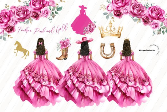 Download Fuchsia Pink Princess Boots Clipart - Pink princess Collection