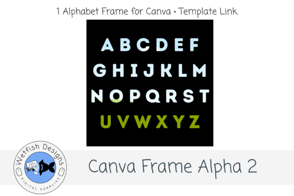 Download Canva Alphabet Frame Template 2 - Premium Bundle