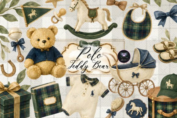 Download Polo Teddy Bear Baby Boy Clipart - Baby boy Collection