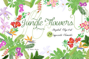 Download Jungle Clipart with Flowers - Jungle clipart Collection