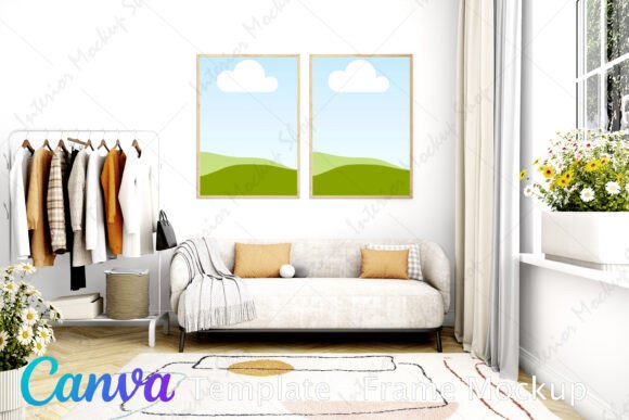 Download Frame Mockuop for Canva - Premium Resources